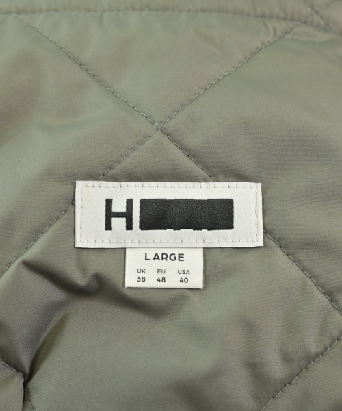 H BEAUTY&YOUTH（エイチビューティーアンドユース）ダウンコート カーキ サイズ:L メンズ/2200675537018