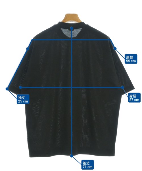 H BEAUTY&YOUTH（エイチビューティーアンドユース）Tシャツ・カットソー 黒 サイズ:M メンズ/2200678197059