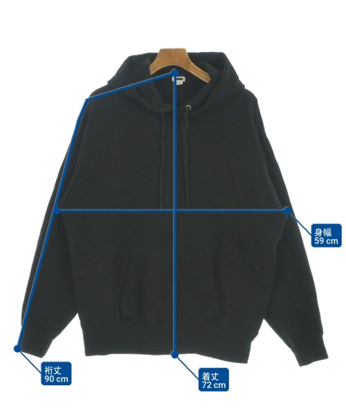 H BEAUTY&YOUTH（エイチビューティーアンドユース）パーカー 黒 サイズ:46(M位) メンズ/2200673541048