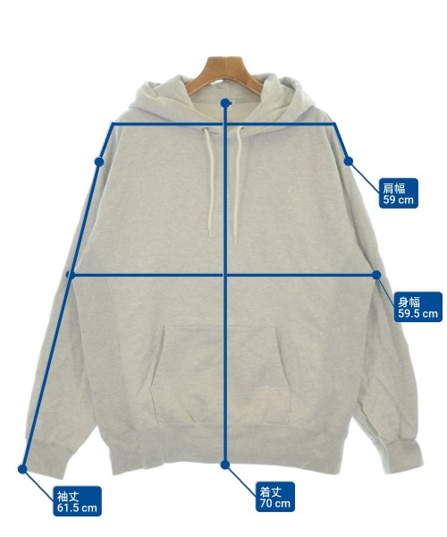 H BEAUTY&YOUTH（エイチビューティーアンドユース）パーカー グレー サイズ:M メンズ/2200673541116