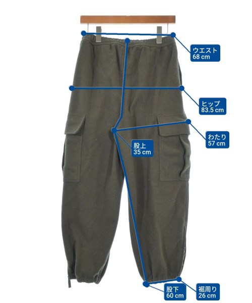 H BEAUTY&YOUTH（エイチビューティーアンドユース）カーゴパンツ カーキ サイズ:S メンズ/2200680114075