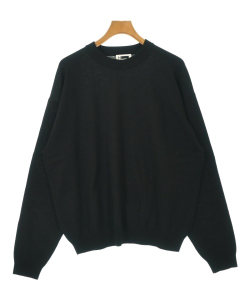 H BEAUTY&YOUTH(エイチビューティーアンドユース)ニット・セーター 黒 サイズ:L/2200702087042