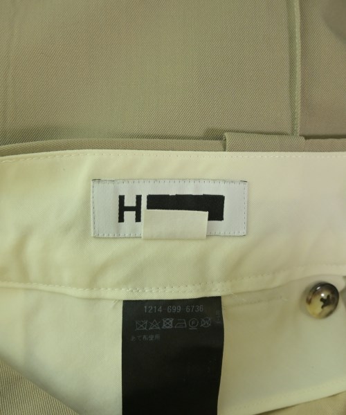 H BEAUTY&YOUTH（エイチビューティーアンドユース）スラックス ベージュ サイズ:S メンズ/2200655281054