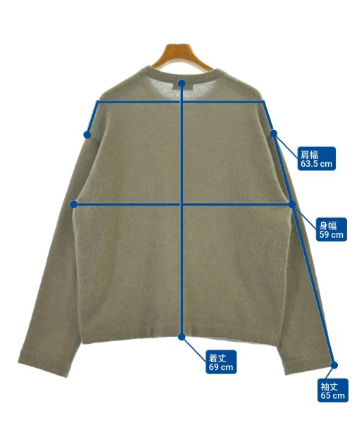 H BEAUTY&YOUTH（エイチビューティーアンドユース）ニット・セーター グレー サイズ:S メンズ/2200657413019