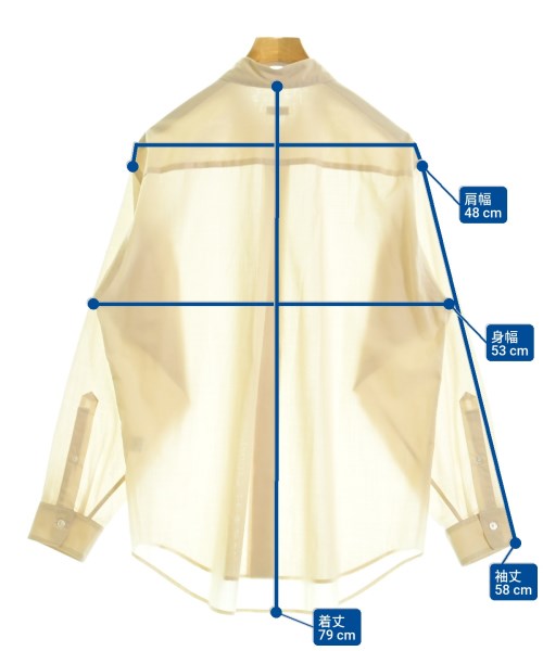 H BEAUTY&YOUTH（エイチビューティーアンドユース）カジュアルシャツ ベージュ サイズ:S メンズ/2200658261138