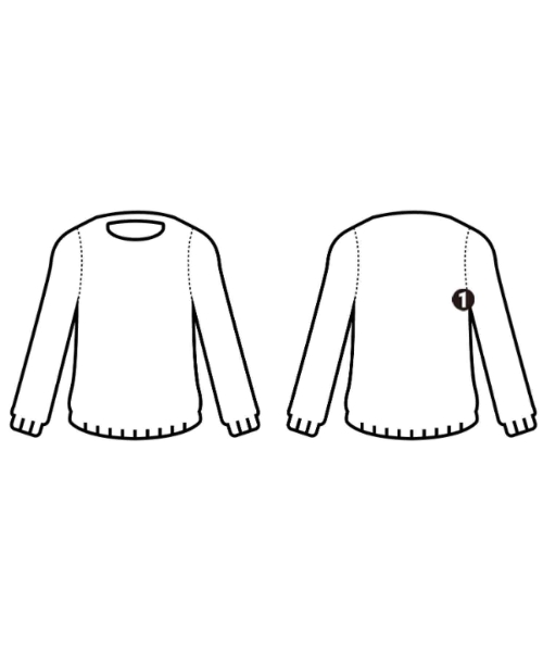 H BEAUTY&YOUTH（エイチビューティーアンドユース）ニット・セーター 白 サイズ:M メンズ/2200637174091