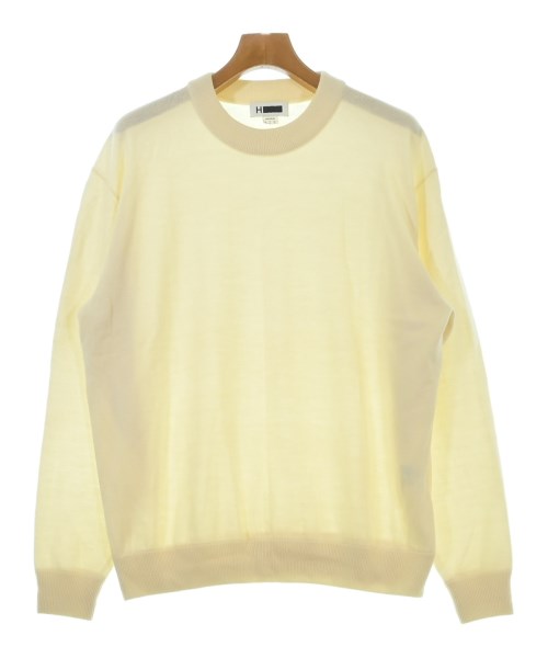 H BEAUTY&YOUTH(エイチビューティーアンドユース)ニット・セーター 白 サイズ:M/2200637174091