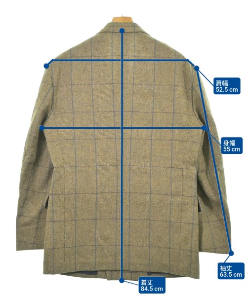 H BEAUTY&YOUTH（エイチビューティーアンドユース）テーラードジャケット ベージュ サイズ:L メンズ/2200642210265