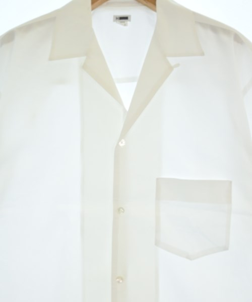 H BEAUTY&YOUTH（エイチビューティーアンドユース）カジュアルシャツ 白 サイズ:L メンズ/2200645192179