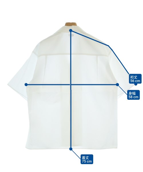 H BEAUTY&YOUTH（エイチビューティーアンドユース）カジュアルシャツ 白 サイズ:L メンズ/2200645192179