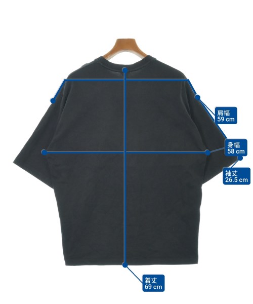 H BEAUTY&YOUTH（エイチビューティーアンドユース）Tシャツ・カットソー 黒 サイズ:L メンズ/2200639345079
