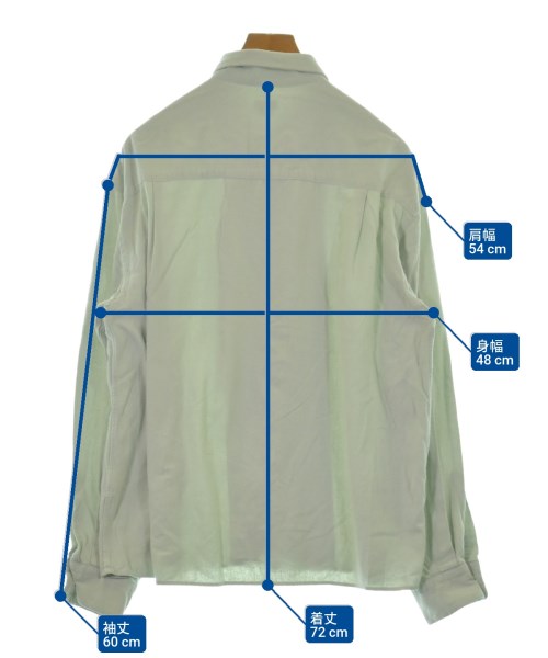 H BEAUTY&YOUTH（エイチビューティーアンドユース）カジュアルシャツ 青 サイズ:M メンズ/2200651236201