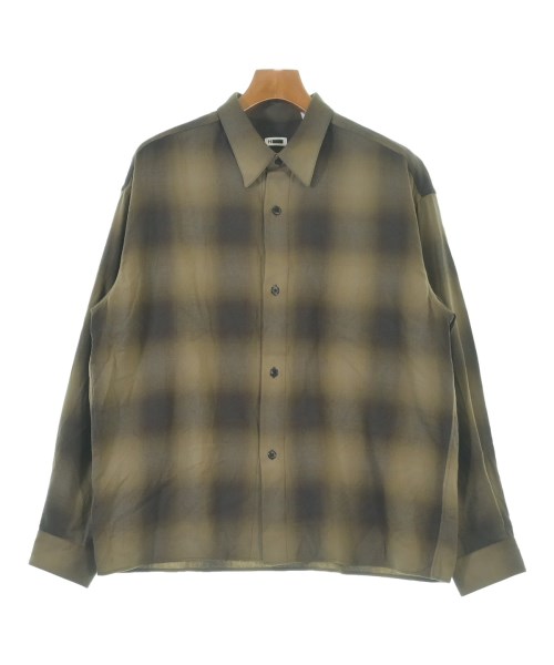 H BEAUTY&YOUTH(エイチビューティーアンドユース)カジュアルシャツ カーキ サイズ:M/2200651279116