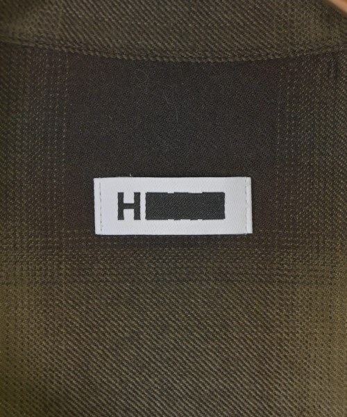 H BEAUTY&YOUTH（エイチビューティーアンドユース）カジュアルシャツ カーキ サイズ:M メンズ/2200651279116