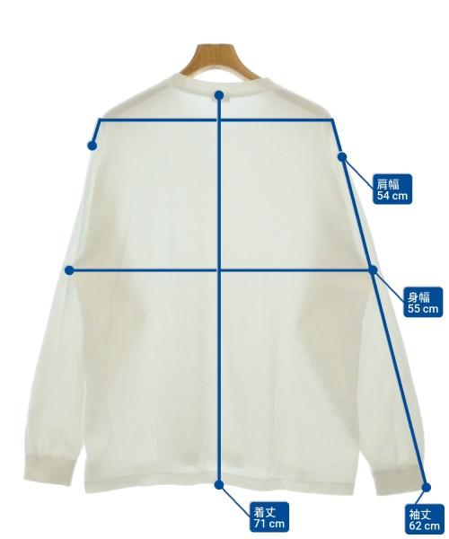 H BEAUTY&YOUTH（エイチビューティーアンドユース）Tシャツ・カットソー 白 サイズ:M メンズ/2200652359039