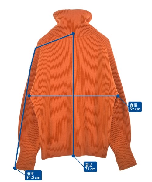 H BEAUTY&YOUTH（エイチビューティーアンドユース）ニット・セーター オレンジ サイズ:46(M位) メンズ/2200653590042