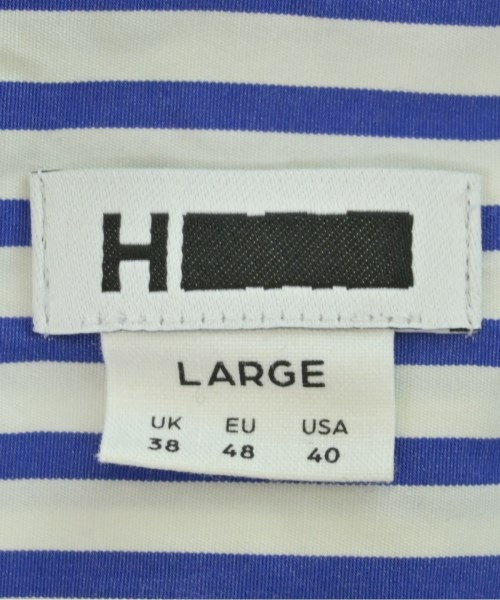 H BEAUTY&YOUTH（エイチビューティーアンドユース）カジュアルシャツ 白 サイズ:L メンズ/2200646488011