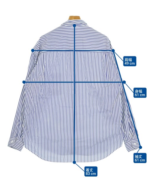 H BEAUTY&YOUTH（エイチビューティーアンドユース）カジュアルシャツ 白 サイズ:L メンズ/2200646488011