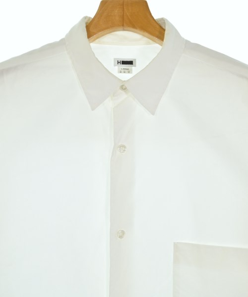 H BEAUTY&YOUTH（エイチビューティーアンドユース）カジュアルシャツ 白 サイズ:L メンズ/2200646488028