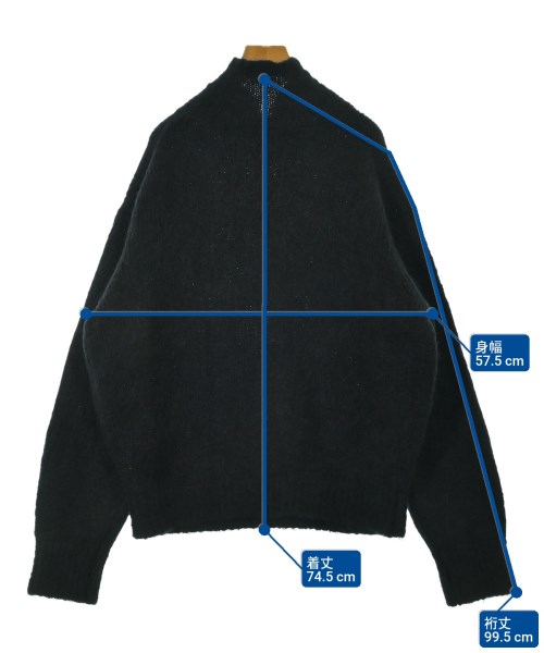 H BEAUTY&YOUTH（エイチビューティーアンドユース）ニット・セーター 黒 サイズ:L メンズ/2200654283158