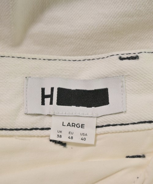 H BEAUTY&YOUTH（エイチビューティーアンドユース）デニムパンツ 白 サイズ:L メンズ/2200702680045