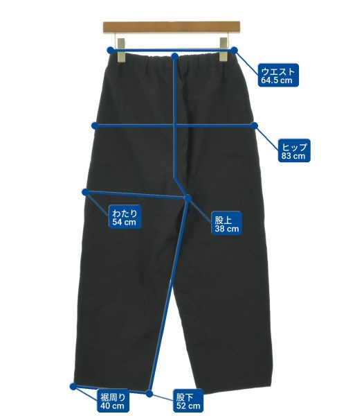 H BEAUTY&YOUTH（エイチビューティーアンドユース）クロップドパンツ 黒 サイズ:S メンズ/2200703519030
