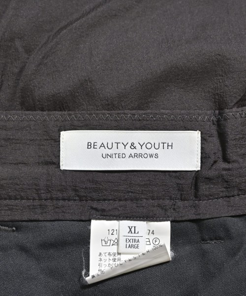 H BEAUTY&YOUTH（エイチビューティーアンドユース）スラックス 茶 サイズ:XL メンズ/2200663569113
