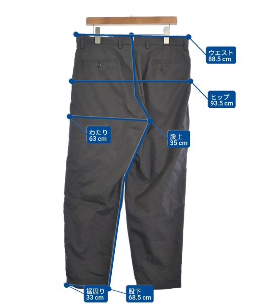 H BEAUTY&YOUTH（エイチビューティーアンドユース）スラックス 茶 サイズ:XL メンズ/2200663569113