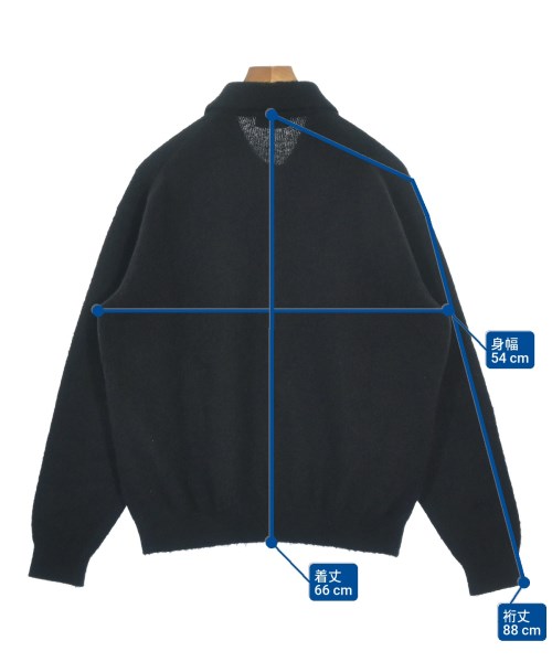 H BEAUTY&YOUTH（エイチビューティーアンドユース）ニット・セーター 黒 サイズ:44(S位) メンズ/2200665544026