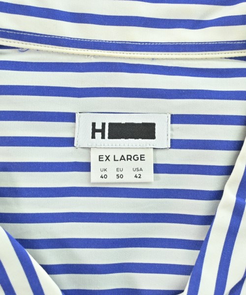 H BEAUTY&YOUTH（エイチビューティーアンドユース）カジュアルシャツ 青 サイズ:XL メンズ/2200669386103