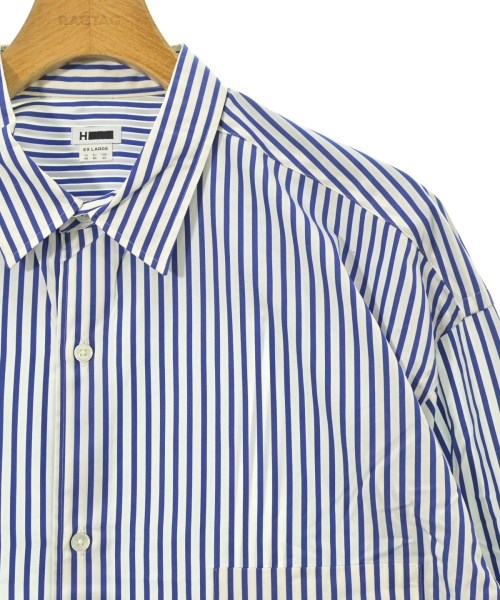 H BEAUTY&YOUTH（エイチビューティーアンドユース）カジュアルシャツ 青 サイズ:XL メンズ/2200669386103