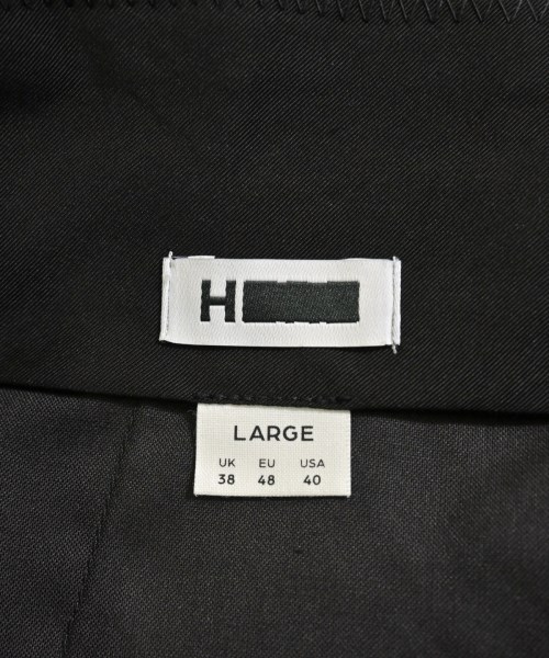 H BEAUTY&YOUTH（エイチビューティーアンドユース）スラックス 黒 サイズ:L メンズ/2200671756055