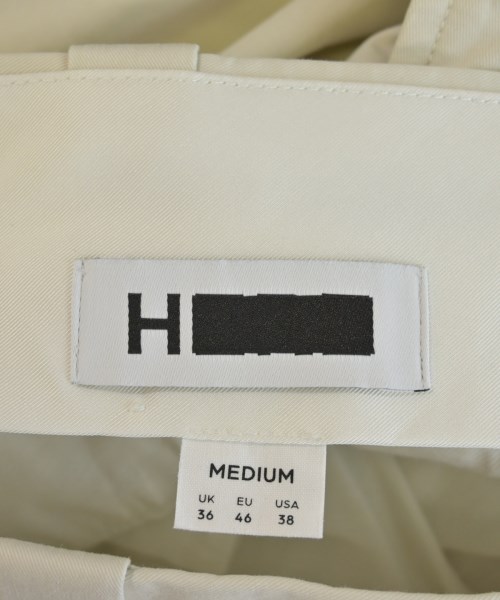 H BEAUTY&YOUTH（エイチビューティーアンドユース）スラックス 白 サイズ:M メンズ/2200726176074