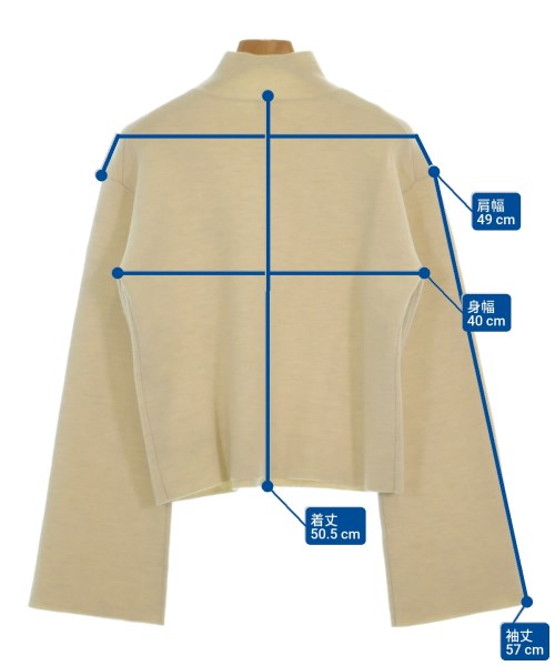 H BEAUTY&YOUTH（エイチビューティーアンドユース）ニット・セーター 白 サイズ:F レディース/2200643688056