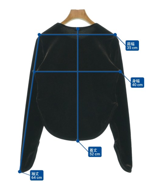 H BEAUTY&YOUTH（エイチビューティーアンドユース）Tシャツ・カットソー 茶 サイズ:-(S位) レディース/2200621283044