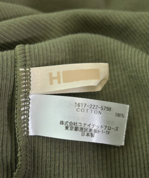 H BEAUTY&YOUTH（エイチビューティーアンドユース）タンクトップ カーキ サイズ:-(S位) レディース/2200598594877