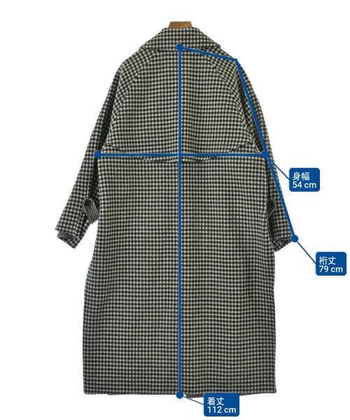 H BEAUTY&YOUTH（エイチビューティーアンドユース）チェスターコート 黒 サイズ:S レディース/2200615090115