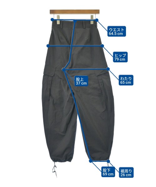 H BEAUTY&YOUTH（エイチビューティーアンドユース）カーゴパンツ 黒 サイズ:S レディース/2200618972012