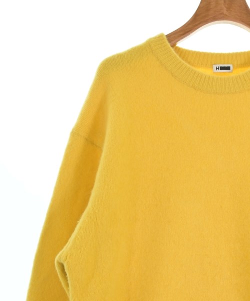 H BEAUTY&YOUTH（エイチビューティーアンドユース）ニット・セーター 黄 サイズ:F レディース/2200624387121