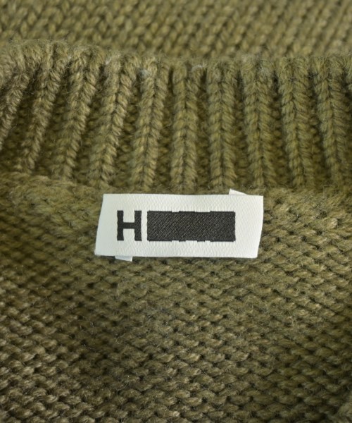 H BEAUTY&YOUTH（エイチビューティーアンドユース）ニット・セーター カーキ サイズ:-(M位) レディース/2200633114015