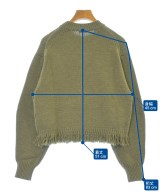 H BEAUTY&YOUTH（エイチビューティーアンドユース）ニット・セーター カーキ サイズ:-(M位) レディース/2200633114015