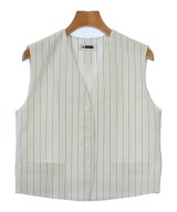 H BEAUTY&YOUTH（エイチビューティーアンドユース）ベスト 白 サイズ:-(M位) レディース/2200604534057