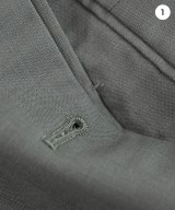 H BEAUTY&YOUTH（エイチビューティーアンドユース）スラックス グレー サイズ:M レディース/2200618551071