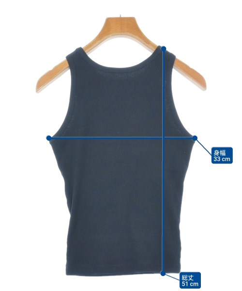 H BEAUTY&YOUTH（エイチビューティーアンドユース）タンクトップ 紺 サイズ:-(XS位) レディース/2200613235099