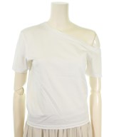 H BEAUTY&YOUTH（エイチビューティーアンドユース）Tシャツ・カットソー 白 サイズ:-(S位) レディース/2200673776037