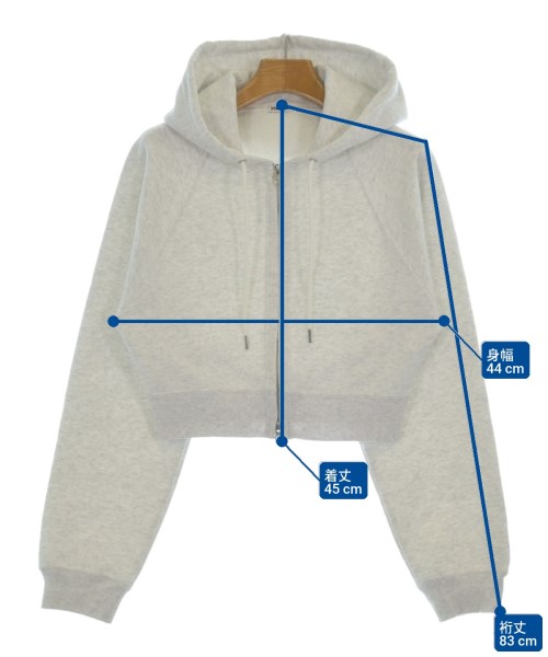 H BEAUTY&YOUTH（エイチビューティーアンドユース）パーカー グレー サイズ:F レディース/2200674892057