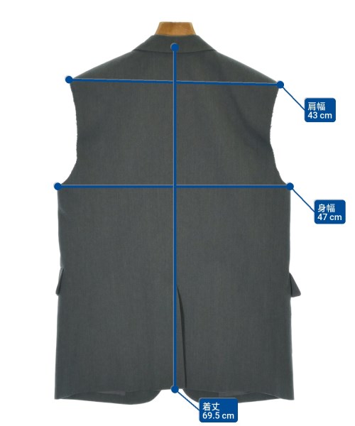 H BEAUTY&YOUTH（エイチビューティーアンドユース）その他 グレー サイズ:S レディース/2200675064026