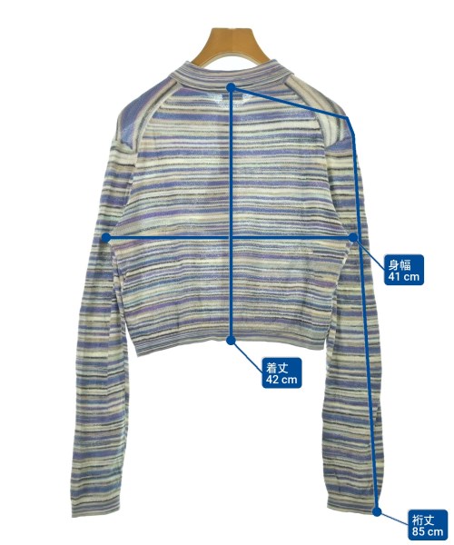 H BEAUTY&YOUTH（エイチビューティーアンドユース）カーディガン 青 サイズ:-(M位) レディース/2200675674034