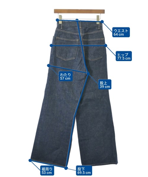 H BEAUTY&YOUTH（エイチビューティーアンドユース）デニムパンツ 紺 サイズ:S レディース/2200672911705