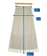 H BEAUTY&YOUTH（エイチビューティーアンドユース）ロング・マキシ丈スカート ゴールド サイズ:-(S位) レディース/2200675372060